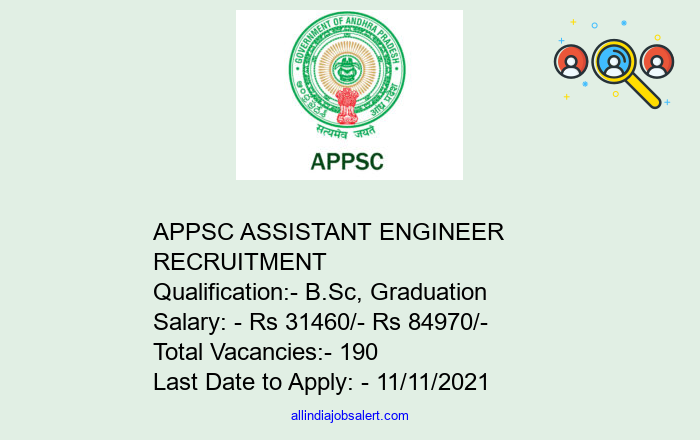 Appsc Assistant Engineer Recruitment