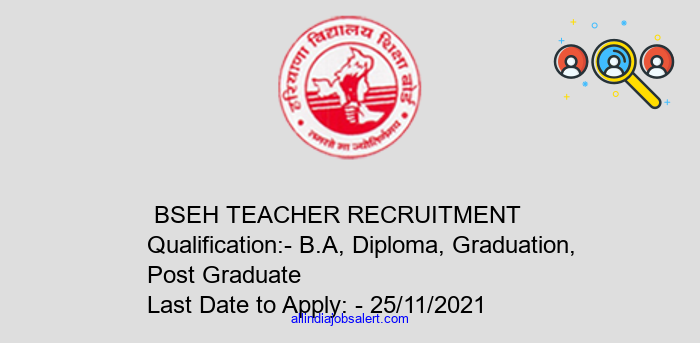 Bseh Teacher Recruitment