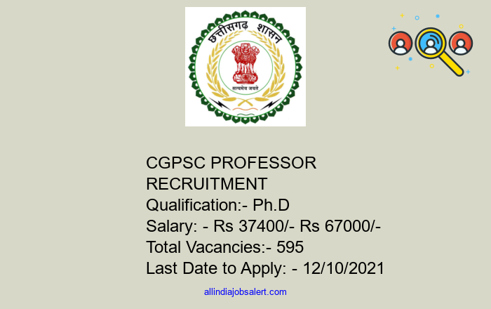 Cgpsc Professor Recruitment