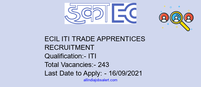 Ecil Iti Trade Apprentices Recruitment