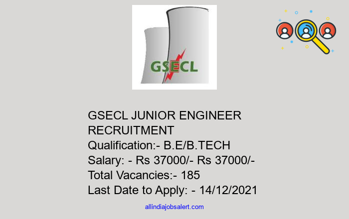 Gsecl Junior Engineer Recruitment