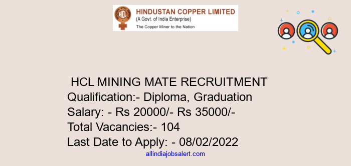 Hcl Mining Mate Recruitment