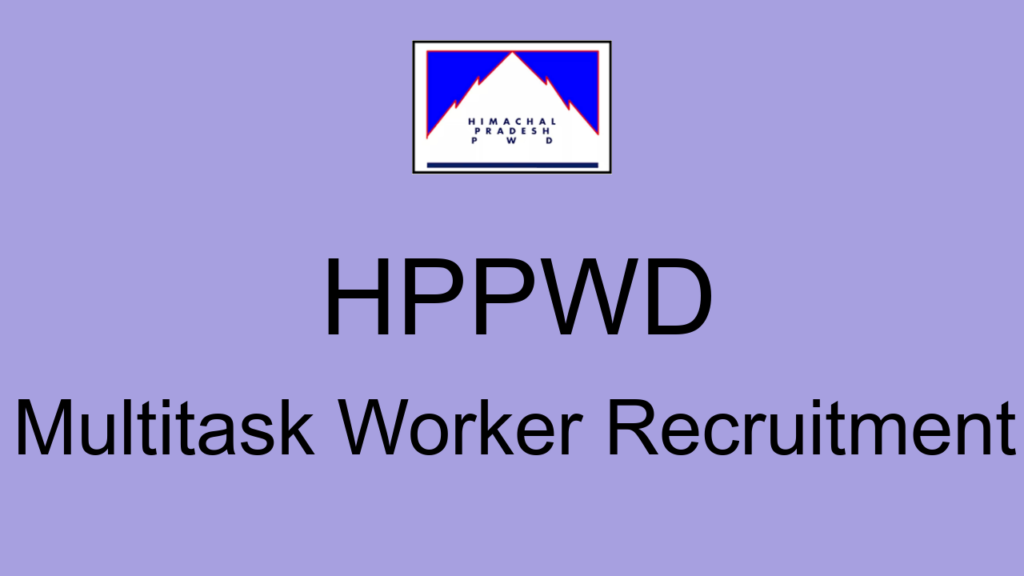 Hppwd Multitask Worker Recruitment