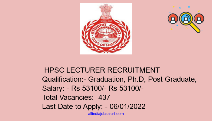 Hpsc Lecturer Recruitment