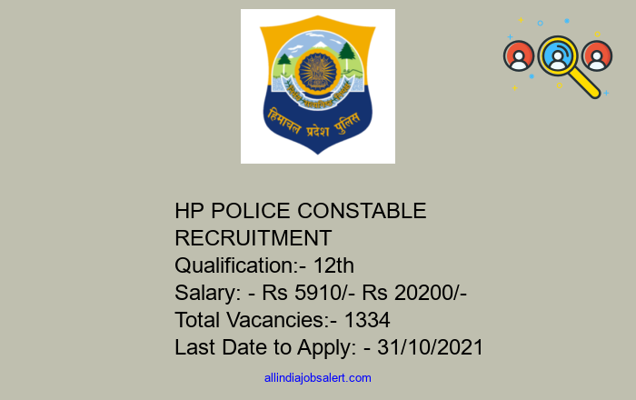 Hp Police Constable Recruitment