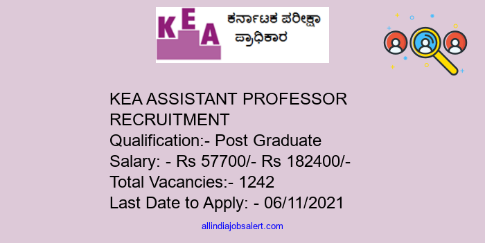 Kea Assistant Professor Recruitment