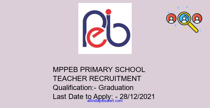 Mppeb Primary School Teacher Recruitment