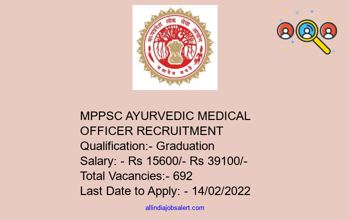 Mppsc Ayurvedic Medical Officer Recruitment