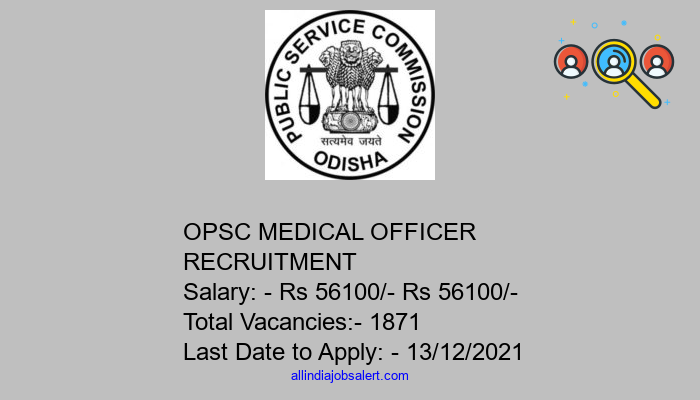 Opsc Medical Officer Recruitment