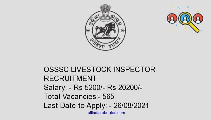Osssc Livestock Inspector Recruitment