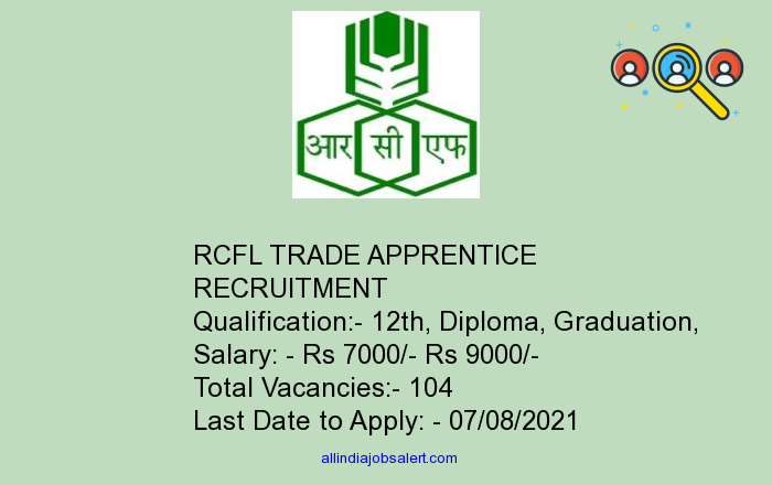 Rcfl Trade Apprentice Recruitment