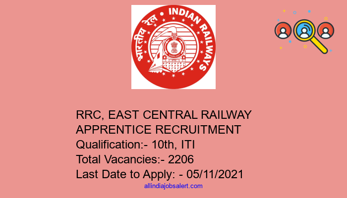 Rrc, East Central Railway Apprentice Recruitment