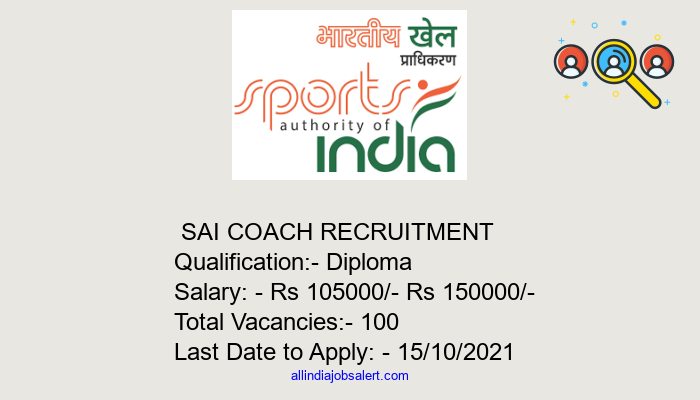 Sai Coach Recruitment
