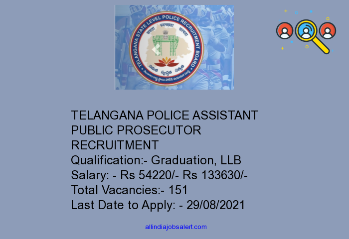 Telangana Police Assistant Public Prosecutor Recruitment