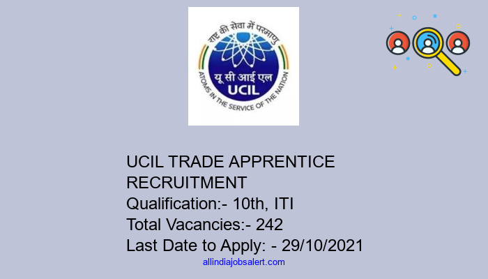 Ucil Trade Apprentice Recruitment