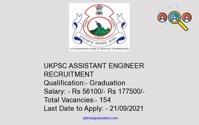 Ukpsc Assistant Engineer Recruitment