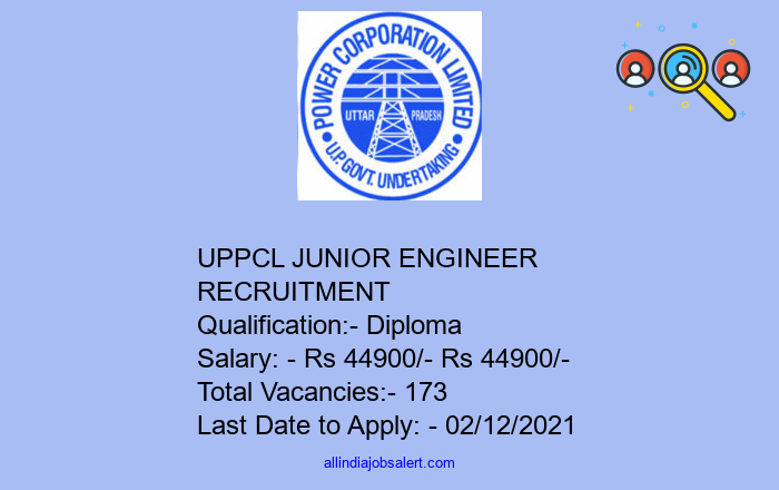 Uppcl Junior Engineer Recruitment