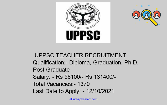 Uppsc Teacher Recruitment