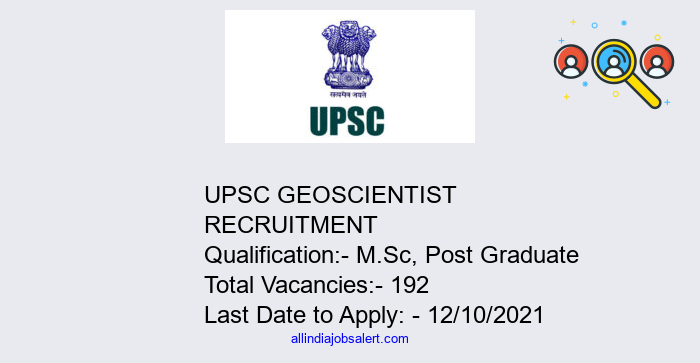 Upsc Geoscientist Recruitment