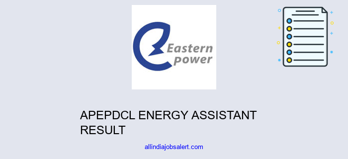 Apepdcl Energy Assistant Result