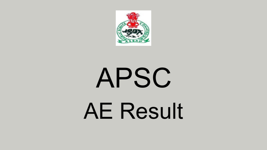 Apsc Ae Result