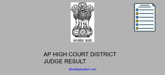 Ap High Court District Judge Result
