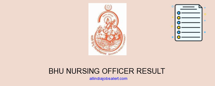 Bhu Nursing Officer Result