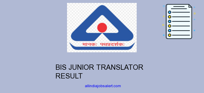 Bis Junior Translator Result