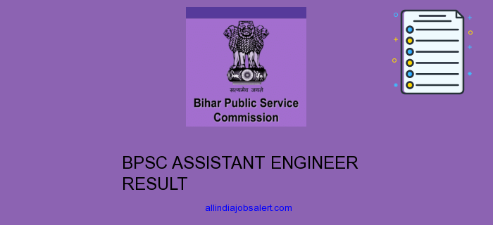 Bpsc Assistant Engineer Result