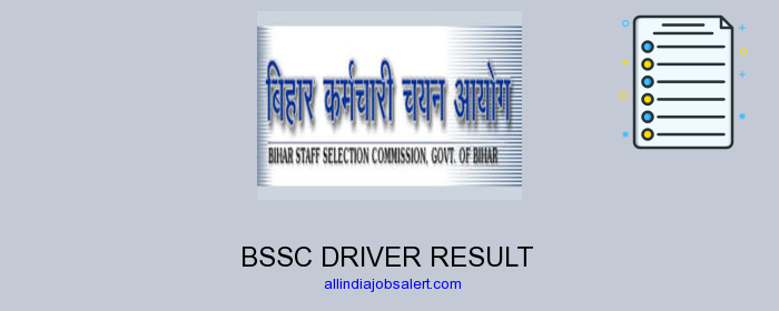 Bssc Driver Result