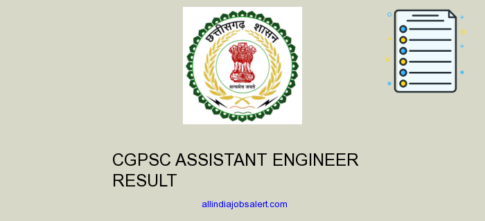 Cgpsc Assistant Engineer Result