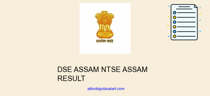 Dse Assam Ntse Assam Result