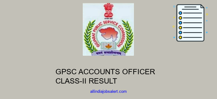 Gpsc Accounts Officer Class Ii Result
