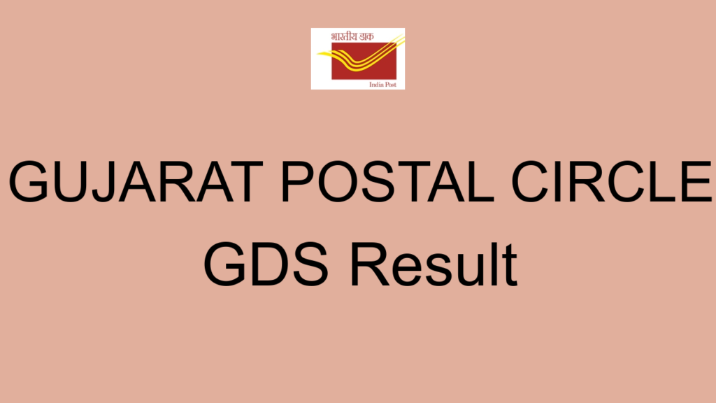 Gujarat Postal Circle Gds Result