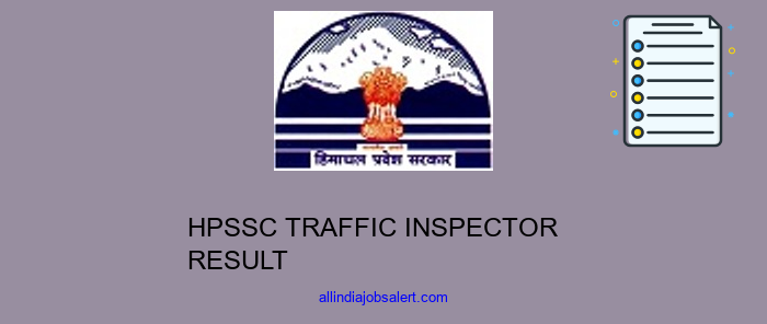 Hpssc Traffic Inspector Result