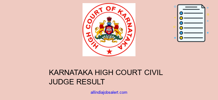 Karnataka High Court Civil Judge Result