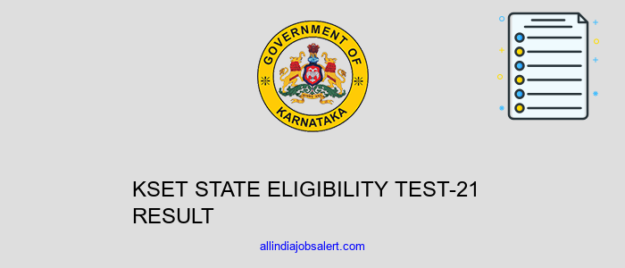 Kset State Eligibility Test 21 Result