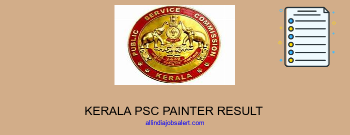 Kerala Psc Painter Result