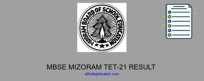 Mbse Mizoram Tet 21 Result