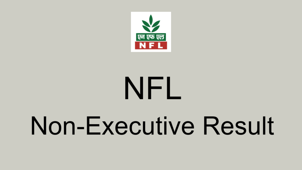 Nfl Non Executive Result