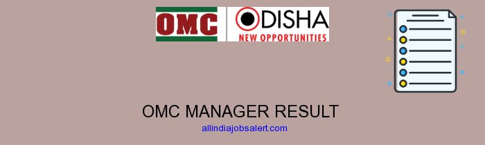 Omc Manager Result