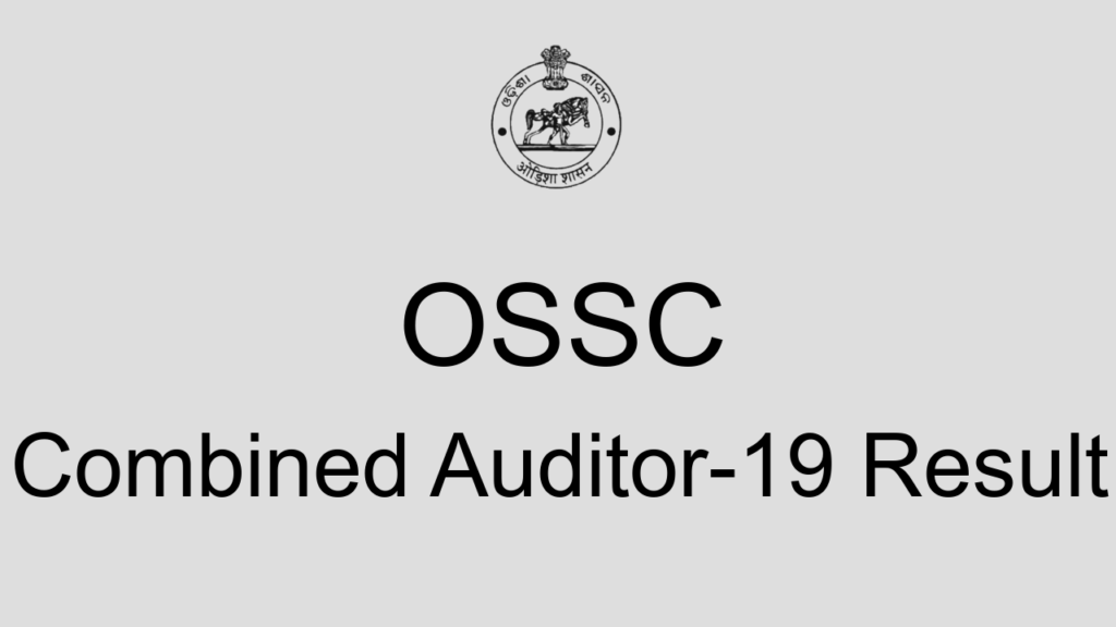 Ossc Combined Auditor 19 Result
