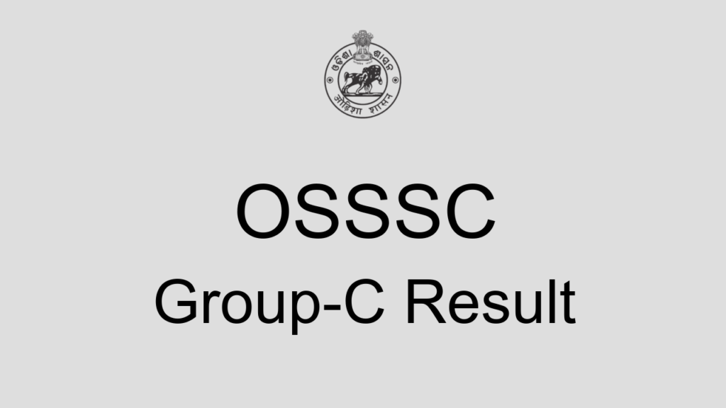 Osssc Group C Result