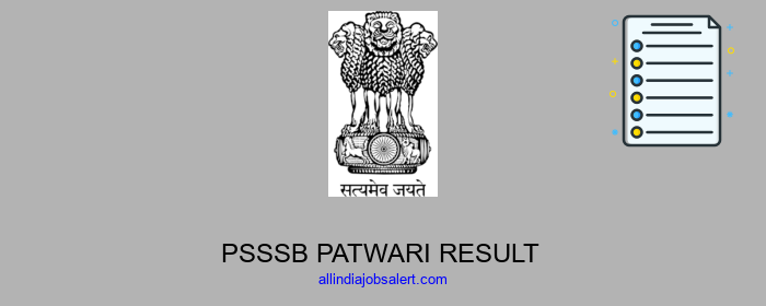 Psssb Patwari Result