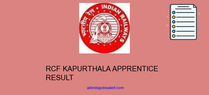 Rcf Kapurthala Apprentice Result