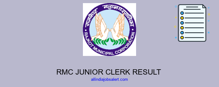 Rmc Junior Clerk Result
