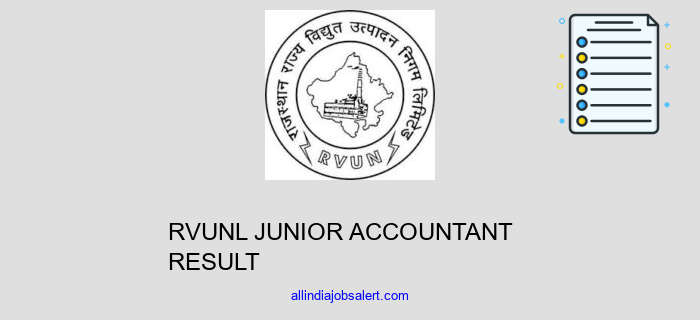 Rvunl Junior Accountant Result