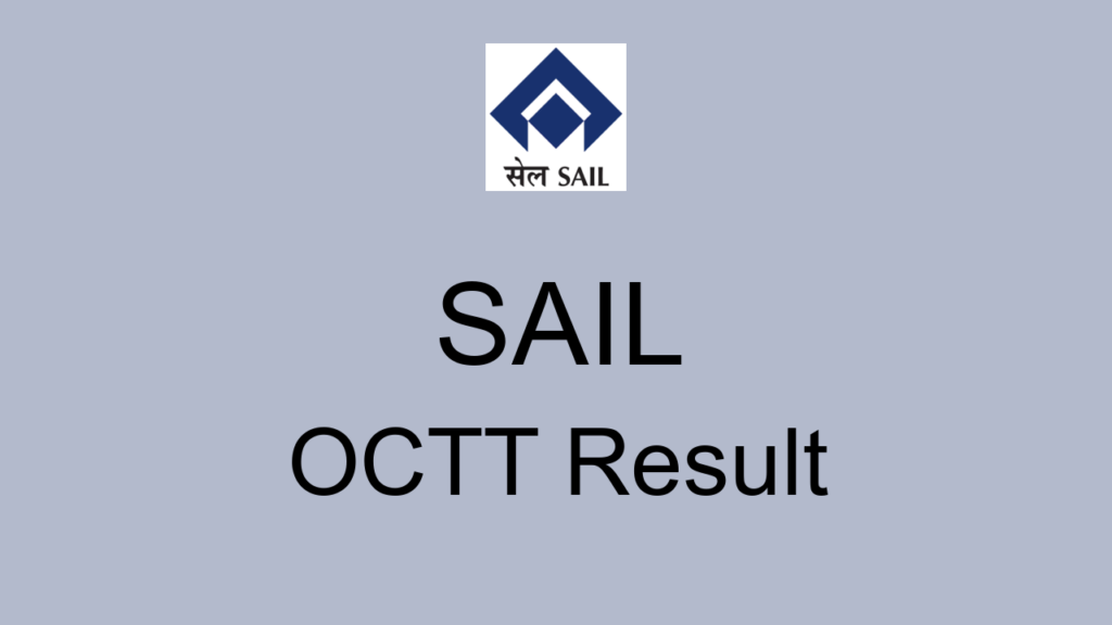 Sail Octt Result