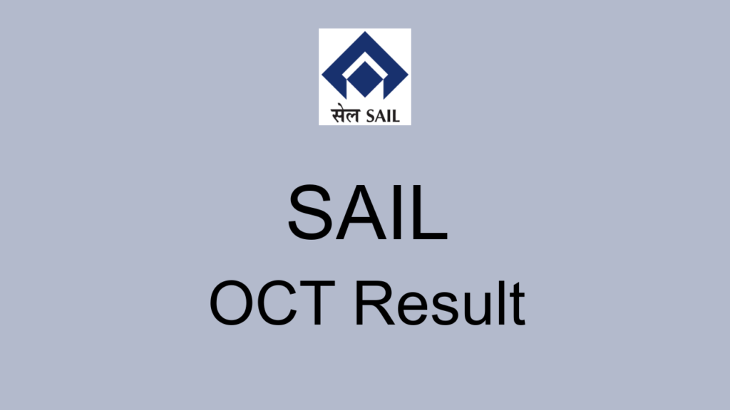 Sail Oct Result