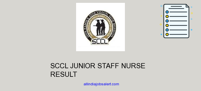 Sccl Junior Staff Nurse Result